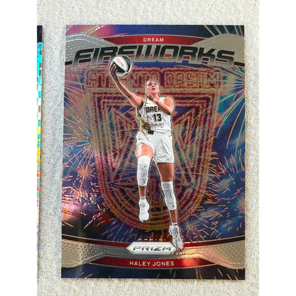 Panini Haley Jones WNBA 3 Card Lot Red Laser /399 Blue Prizm Fireworks